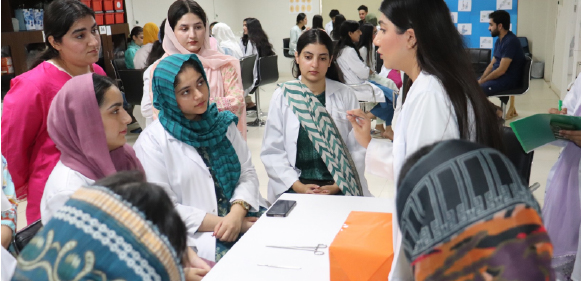Participants at the Essential Surgical Skills workshop